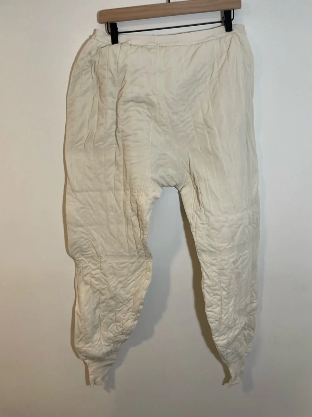 Vintage 1960-70's Penney’s Quilted Thermal Long Underwear XL 42-44 Puffer Pants